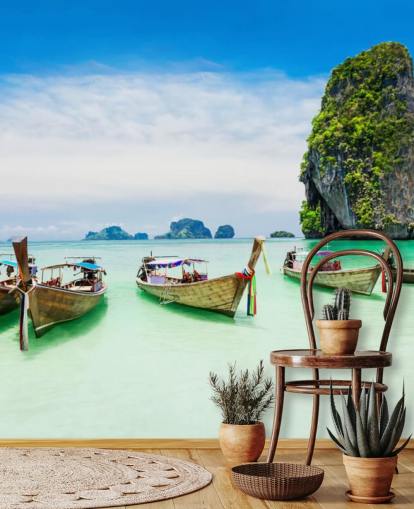 Longtail Boats, Thailand Thailand Wallpaper Longtail Boats, Thailand Thailand Wallpaper