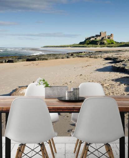 Bamburgh Castle Beach Wallpaper