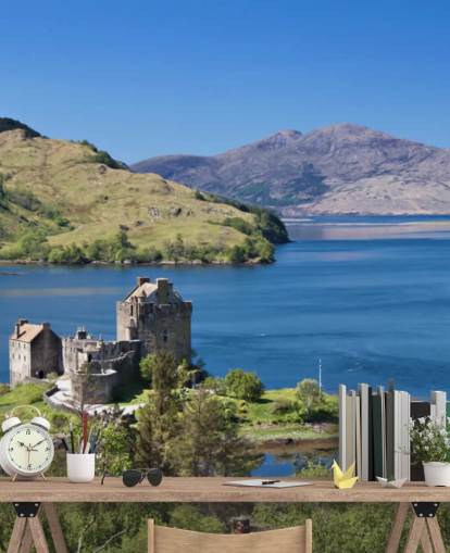 Fond d'écran Château écossais du Loch Fond d'écran Château écossais du Loch