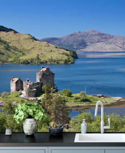 Fond d'écran Château écossais du Loch Fond d'écran Château écossais du Loch