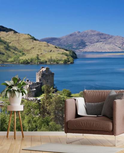 Scottish Castle in Loch Wallpaper Scottish Castle in Loch Wallpaper