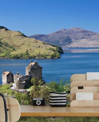 Sfondo Castello Scozzese a Loch