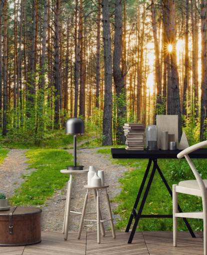 Geheimer Waldweg Tapete Geheimer Waldweg Tapete