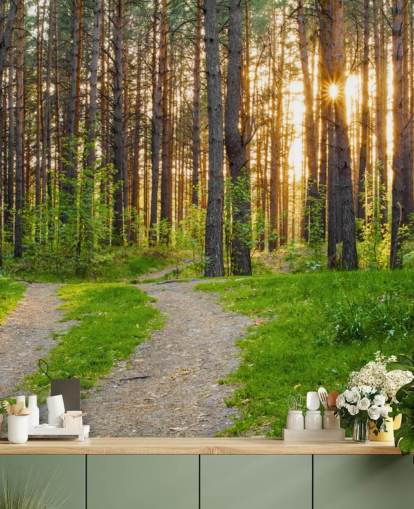 Secret Woodland Path Wallpaper Secret Woodland Path Wallpaper