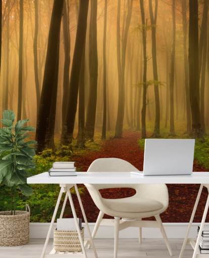 Herbst-Wald-Tapete Herbst-Wald-Tapete