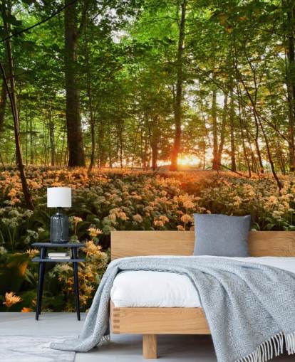 Wild Garlic Forest Floor Wallpaper