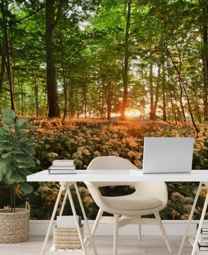 Wild Garlic Forest Floor Wallpaper Wild Garlic Forest Floor Wallpaper