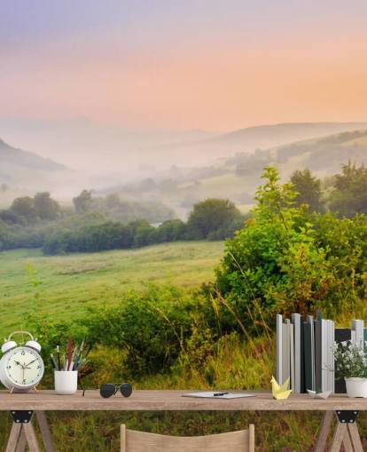 Papel de Parede Misty Countryside