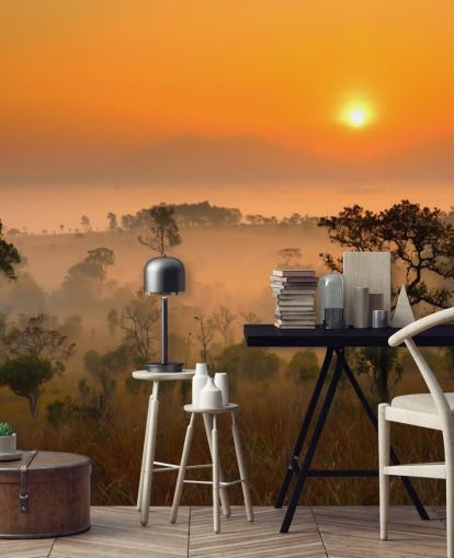 Carta da parati African Misty Forest