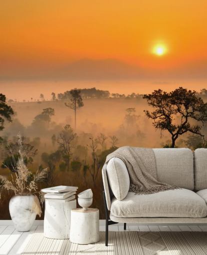 Carta da parati African Misty Forest