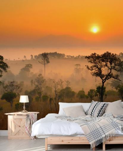 African Misty Forest Bakgrund