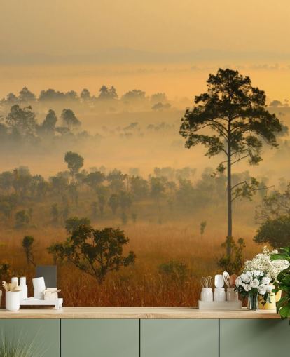 Carta da parati Misty African Forest