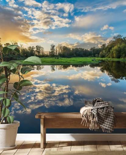 Wide River Wallpaper