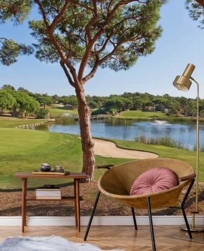 Fondo de pantalla de campo de golf