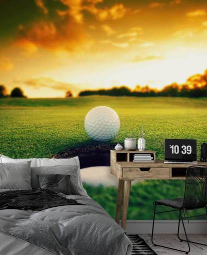 Golf bei Sonnenuntergang Wallpaper