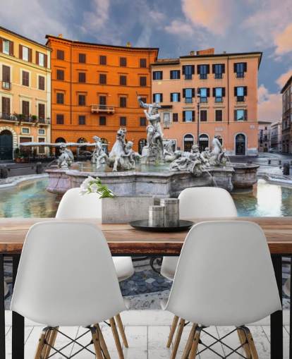 Piazza Navona, Roma. Italia tapet