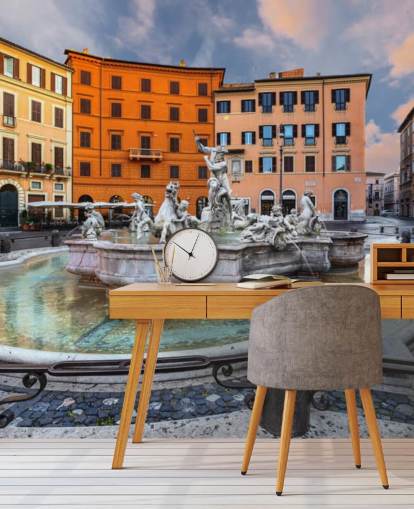 Piazza Navona, Rom. Italien-Tapete Piazza Navona, Rom. Italien-Tapete