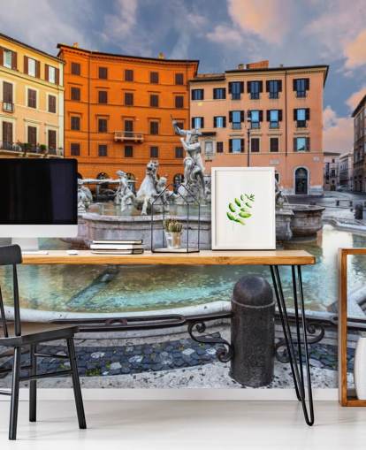 Piazza Navona, Rom. Italien tapet