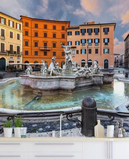 Piazza Navona, Rom. Italien tapet Piazza Navona, Rom. Italien tapet