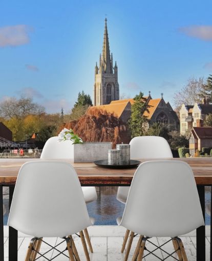 River Thames at Marlow River Wallpaper River Thames at Marlow River Wallpaper