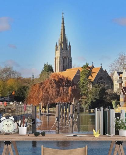 River Thames at Marlow River Wallpaper