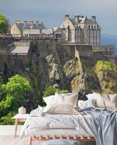 Edinburgh Castle Vis Bakgrunn