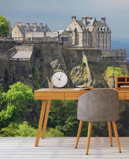 Edinburgh Castle View Bakgrund