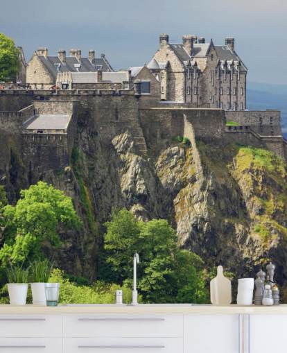 Edinburgh Castle View Baggrund