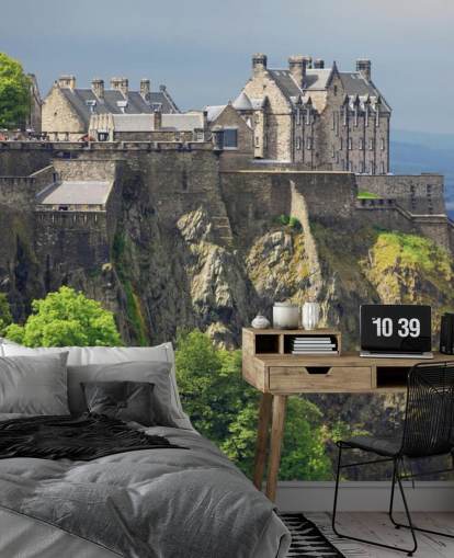 Edinburgh Castle View Bakgrund