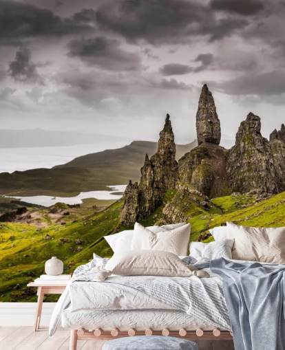 Pointed Rock Formation Scotland Wall Mural Pointed Rock Formation Scotland Wall Mural