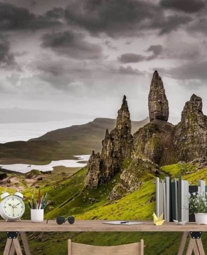 Pointed Rock Formation Scotland Wall Mural Pointed Rock Formation Scotland Wall Mural