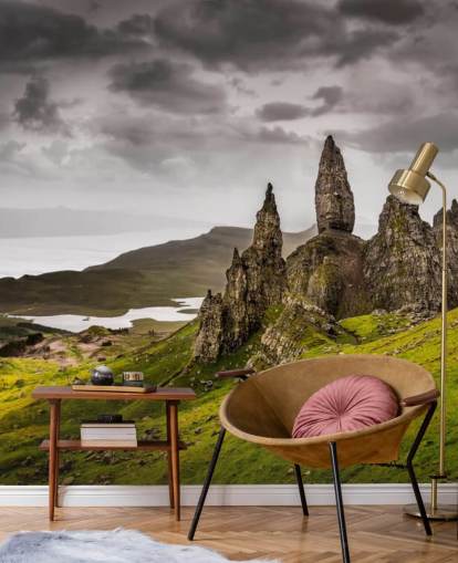 Pointed Rock Formation Scotland Wall Mural Pointed Rock Formation Scotland Wall Mural