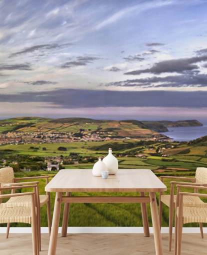 Panorama landsbygden Bakgrund Panorama landsbygden Bakgrund