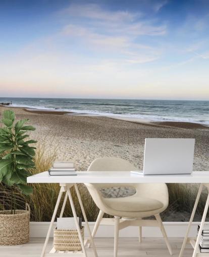 Decorazione murale con spiaggia sabbiosa