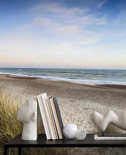 Sandstrand väggmålning