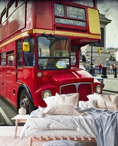 Papel de Parede London Double Decker Bus Papel de Parede London Double Decker Bus