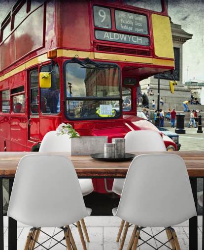 London Double Decker Bus Wallpaper