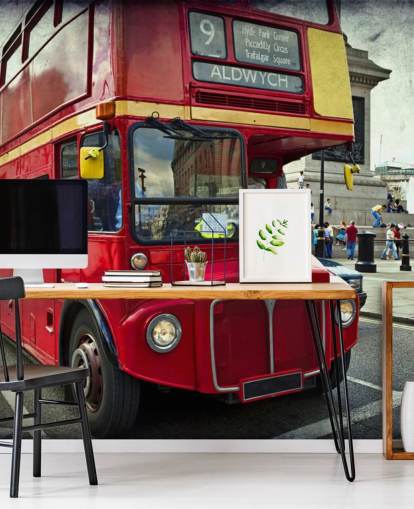 Fondo de pantalla de autobús de dos pisos Londres