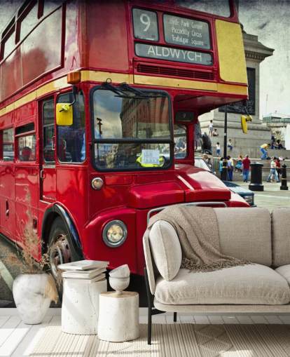 London Double Decker Bus Wallpaper