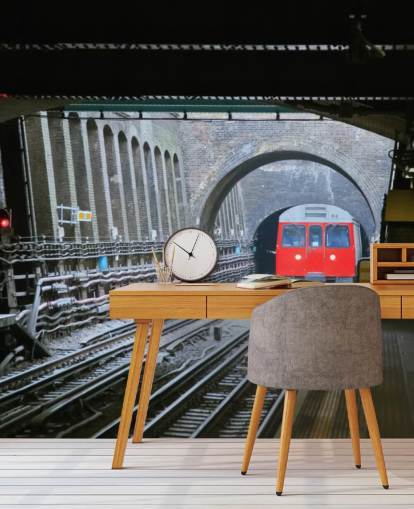 mural de papel pintado TFL llamado Fondo de pantalla del metro de Londres para oficinas, negocios y oficinas en casa