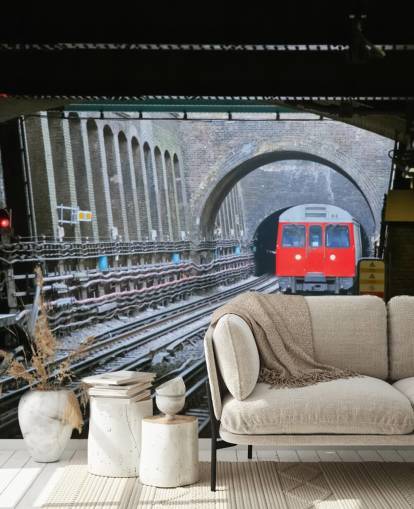 mural de papel pintado TFL llamado Fondo de pantalla del metro de Londres para oficinas, negocios y oficinas en casa
