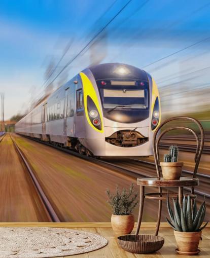 Moving Train Wallpaper