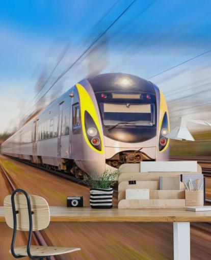 Moving Train Wallpaper