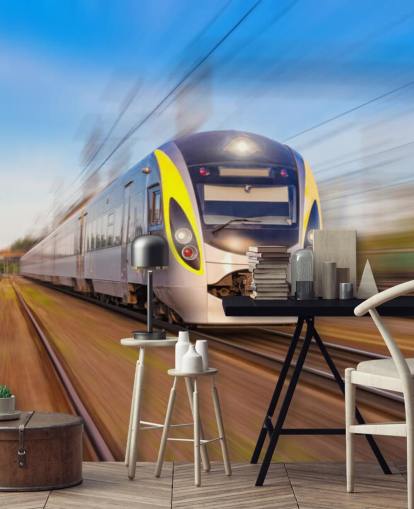 Moving Train Wallpaper