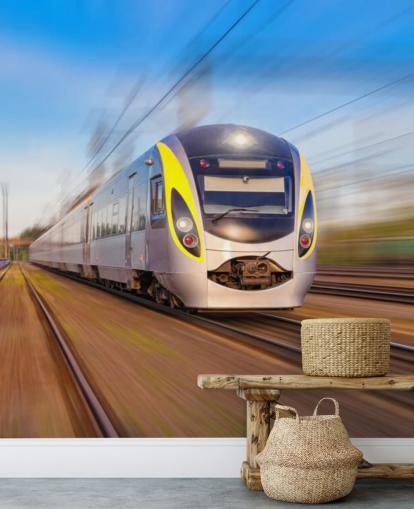 Moving Train Wallpaper