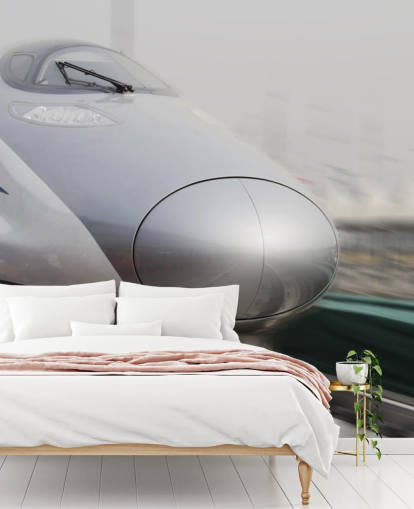 Grijs Bullet Train Bewegend behang