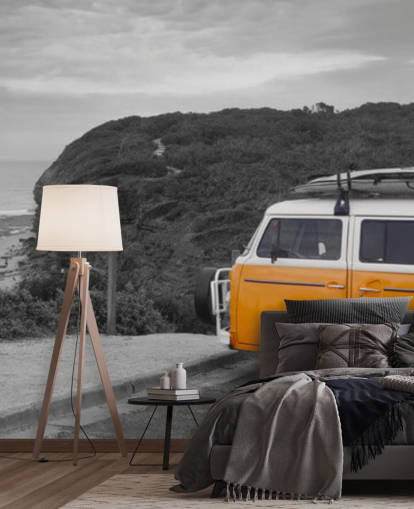 Papel de Parede Campervan Amarelo