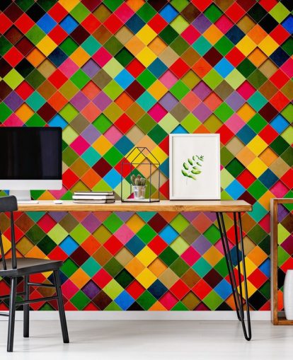 Retro Grunge Poster Design Wall Mural