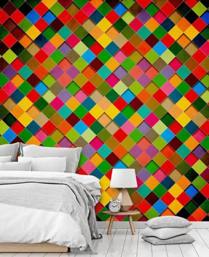 Mural de parede de design de pôster grunge