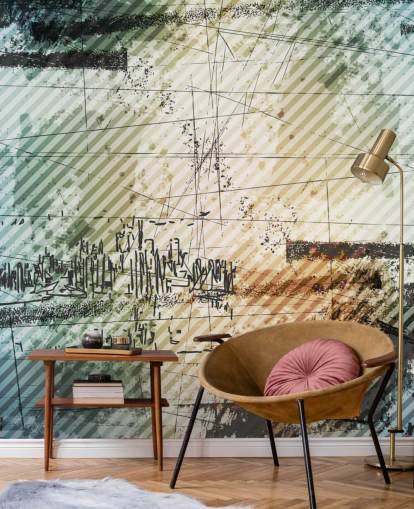 Blå og Grå Abstrakt Baggrund Blå og Grå Abstrakt Baggrund